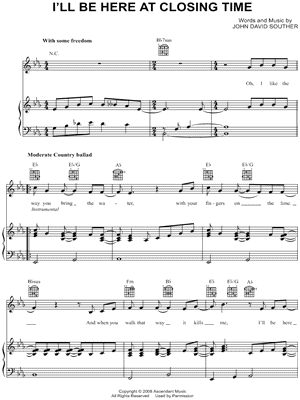 I'll Be Here At Closing Time