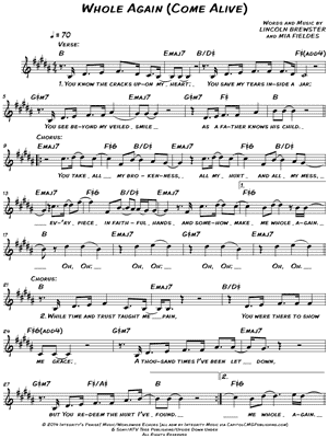 Whole Again (Come Alive)