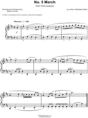 March in D Major, BWV Anh. 122