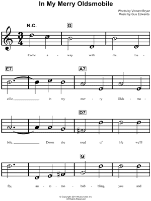 In My Merry Oldsmobile