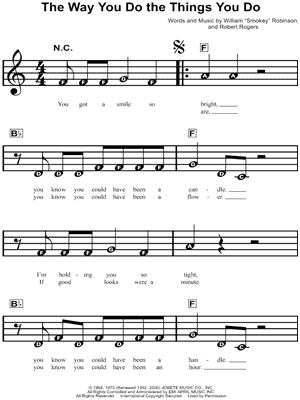 The Way You Do the Things You Do