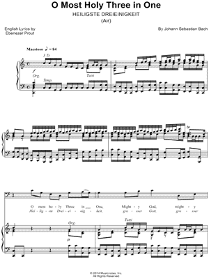 O Most Holy Three in One