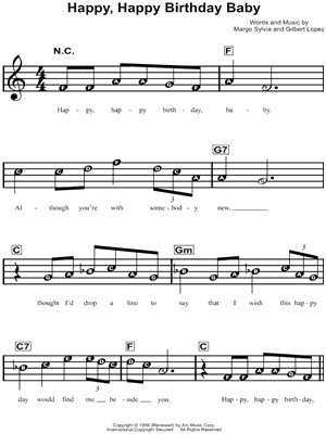 Happy, Happy Birthday Baby