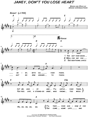 Janey, Don't You Lose Heart