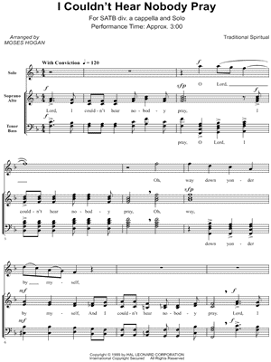 I Couldn't Hear Nobody Pray