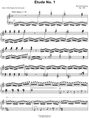 The Art of Finger Dexterity, Op. 740: Etude No. 1