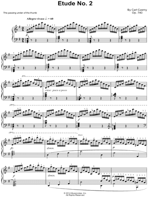 The Art of Finger Dexterity, Op. 740: Etude No. 2
