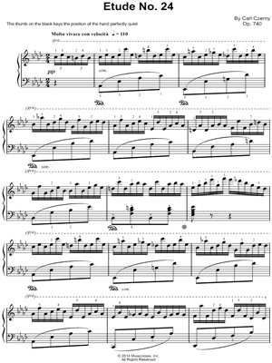 The Art of Finger Dexterity, Op. 740: Etude No. 24