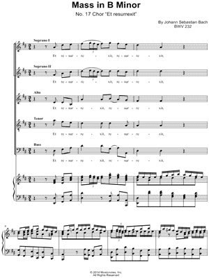 Mass in B Minor: II. Credo: 6. Et resurrexit