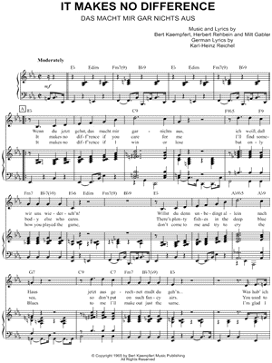 It Makes No Difference