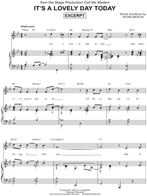 Its a Lovely Day Today [Excerpt]