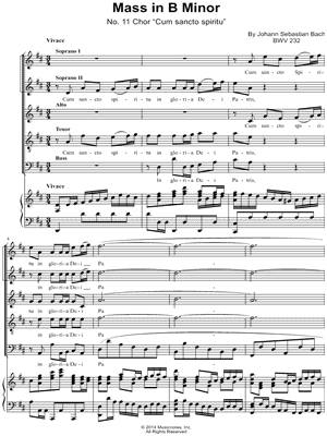 Mass in B Minor: I. Kyrie and Gloria: 12. Cum Sancto Spiritu