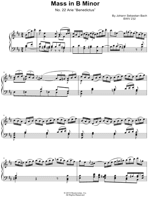 Mass in B Minor: IV. Osanna, Benedictus, Agnus Dei and Dona nobis pacem: 2. Benedictus