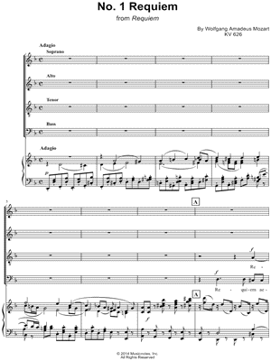 Requiem, K. 626: I. Introitus: 1. Requiem aeternam