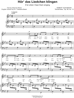 Hör' das Liedchen klingen
