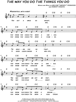 The Way You Do the Things You Do