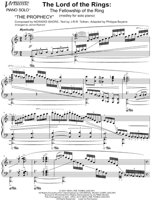 The Lord of the Rings: The Fellowship of the Ring (Medley)