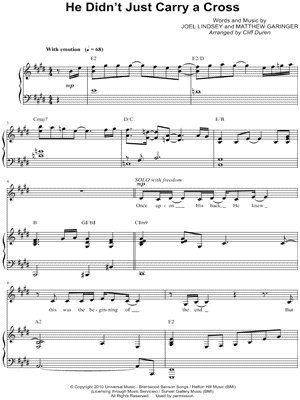 He Didn't Just Carry a Cross