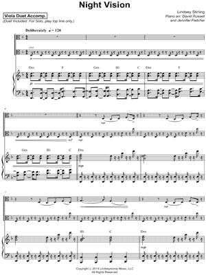 Night Vision - Viola Duet & Piano