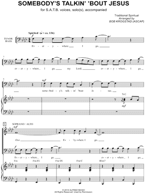 Somebody's Talkin' 'Bout Jesus