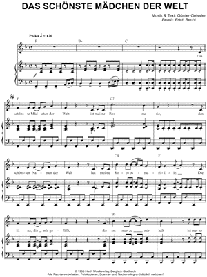 Das schönste Mädchen der Welt