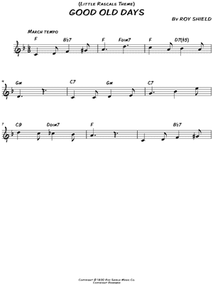 Good Old Days (Little Rascals Theme)