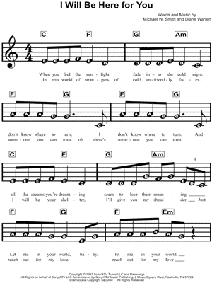 I Will Be Here for You