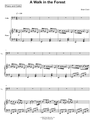 A Walk in the Forest - Piano & Cello