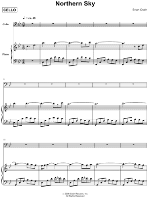 Northern Sky - Piano & Cello