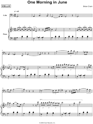 One Morning in June - Piano & Cello