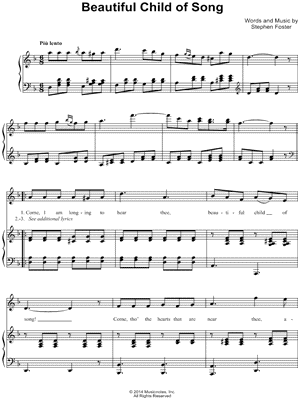 Beautiful Child of Song
