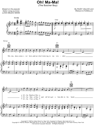 Oh! Ma Ma! (The Butcher Boy)