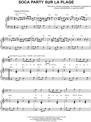 Soca party sur la plage