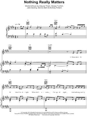 Nothing Really Matters