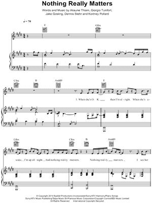 Nothing Really Matters