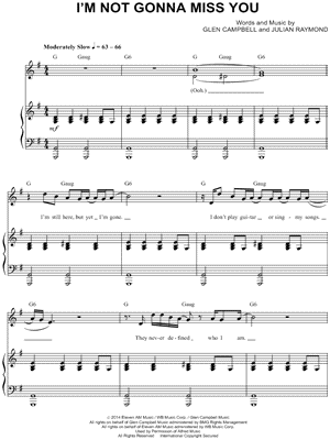 I’m Not Gonna Miss You
