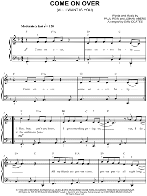 Come On Over (All I Want Is You)