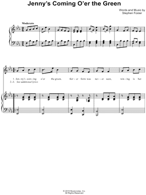 Jenny's Coming O'er the Green