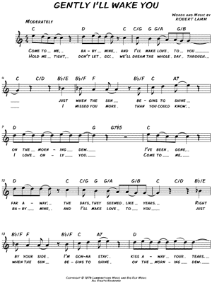 Gently I'll Wake You