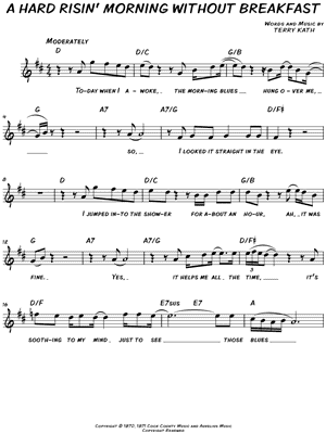 A Hard Risin' Morning Without Breakfast