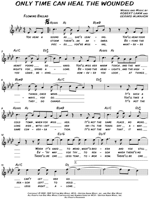 Only Time Can Heal the Wounded