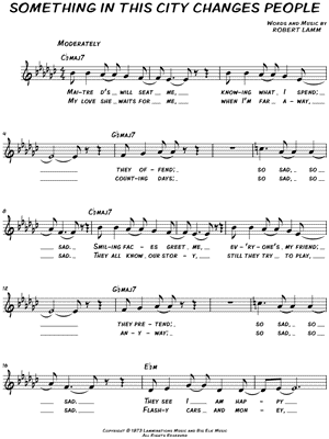 Something in This City Changes People