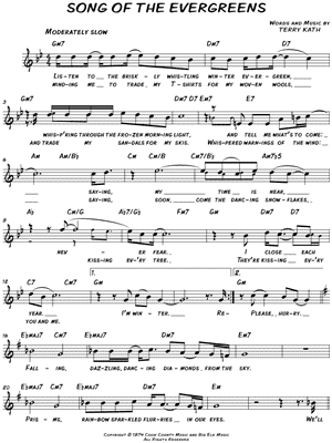 Song of the Evergreens