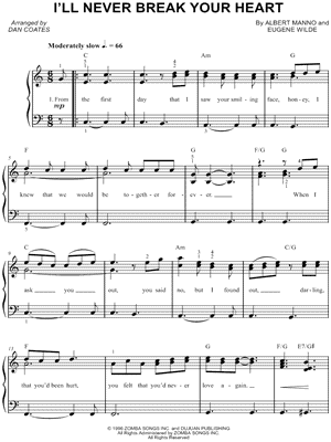 I'll Never Break Your Heart