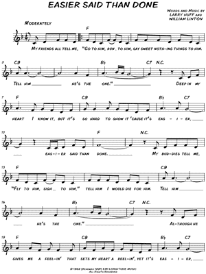 Easier Said Than Done