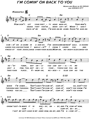 I'm Comin' on Back to You