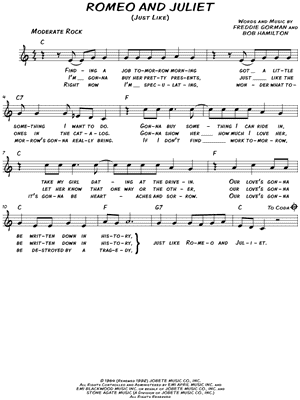 (Just Like) Romeo and Juliet