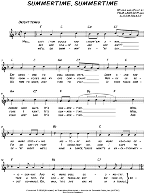 Summertime, Summertime