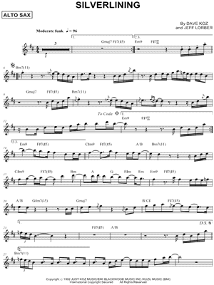 Silverlining - Alto Saxophone