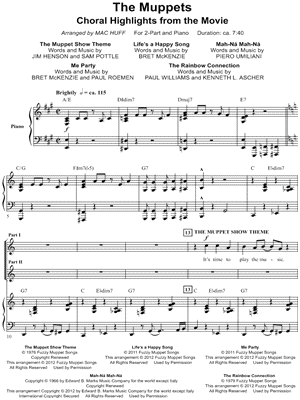 The Muppets - Choral Highlights from the Movie